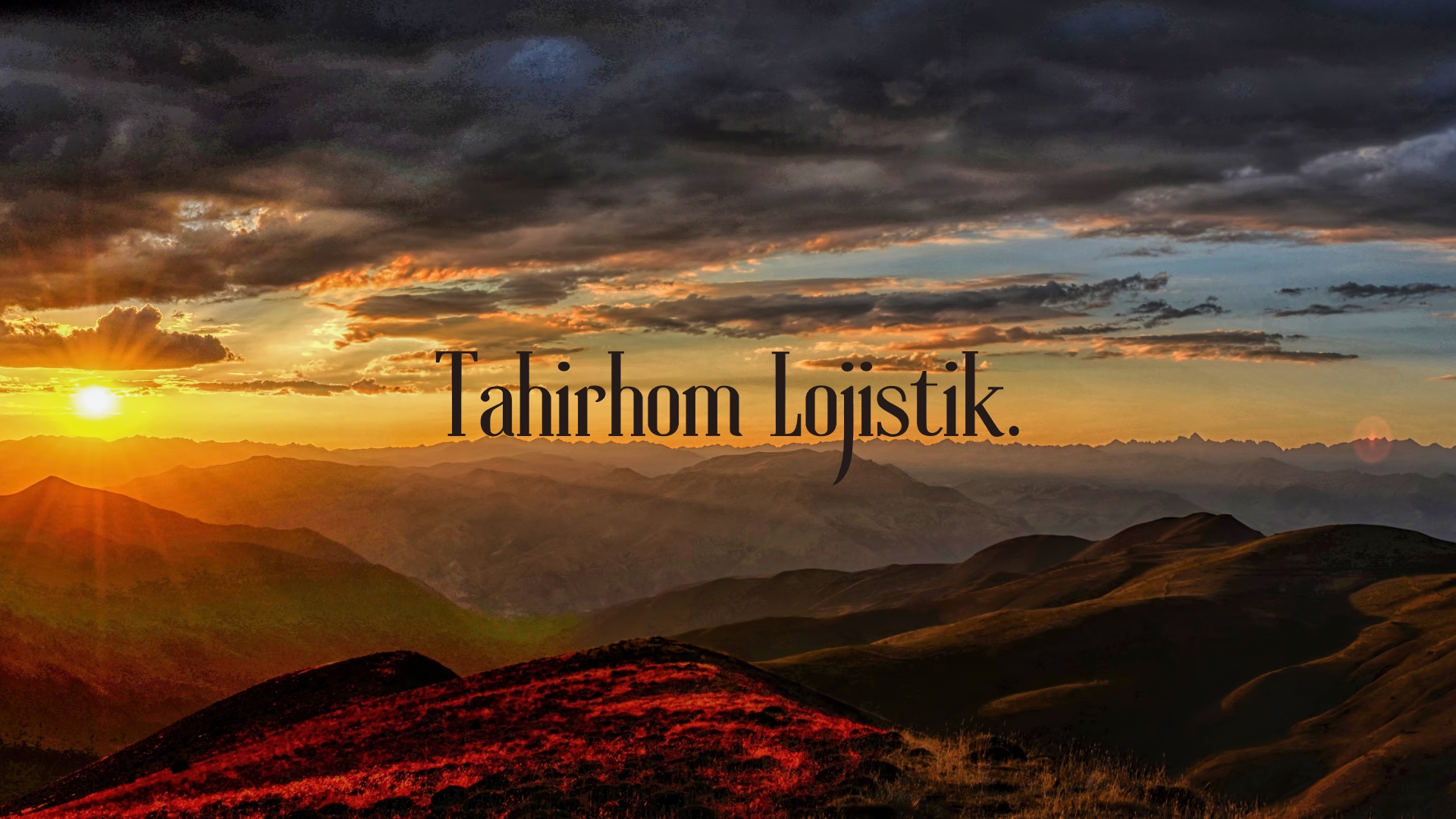 Yellow Gray Simple Nature Sunrise Desktop Wallpaper