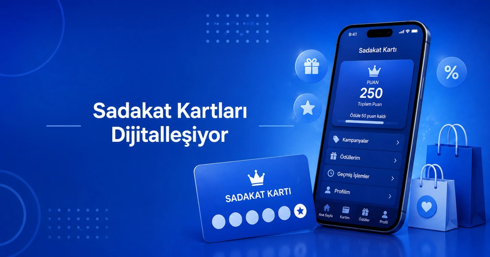 Sadakat Kartları Dijitalleşiyor